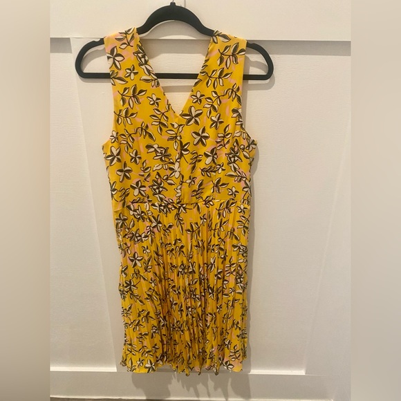 Banana Republic Dresses Banana Republic Yellow Floral Dress Poshmark